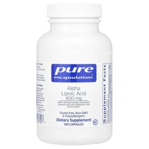 Альфа-ліпоєва Alpha Lipoic Acid 600 mg Pure Encapsulations