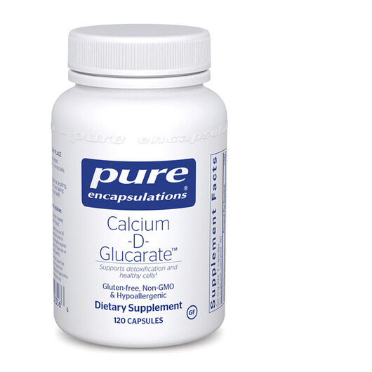 Основне фото товару Calcium-D-Glucarate, Кальцій Д Глюкарат, 120 капсул