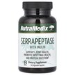 Фото товара Serrapeptase with Inulin Фото товара NutraMedix, Серрапептаза, Serrapeptase with Inulin, 120 капсул