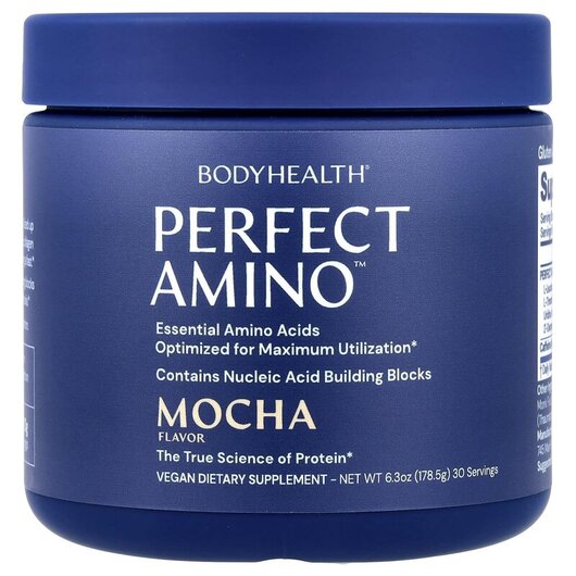 Основное фото товара Perfect Amino Mocha Основное фото товара BodyHealth, Аминокислоты, Perfect Amino Mocha, 178.5 г