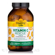Вітамін C Buffered Vitamin C Rescue 1000 mg Country Life Вітамін C Buffered Vitamin C Rescue 1000 mg Country Life