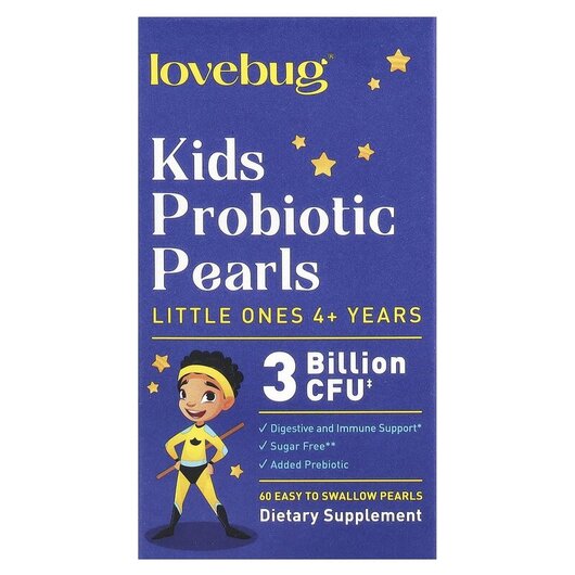 Основное фото товара Kids Probiotics Little Ones 3 Billion CFU Основное фото товара Kids Probiotics Little Ones 3 Billion, Пробиотики, 60 Easy To Swa