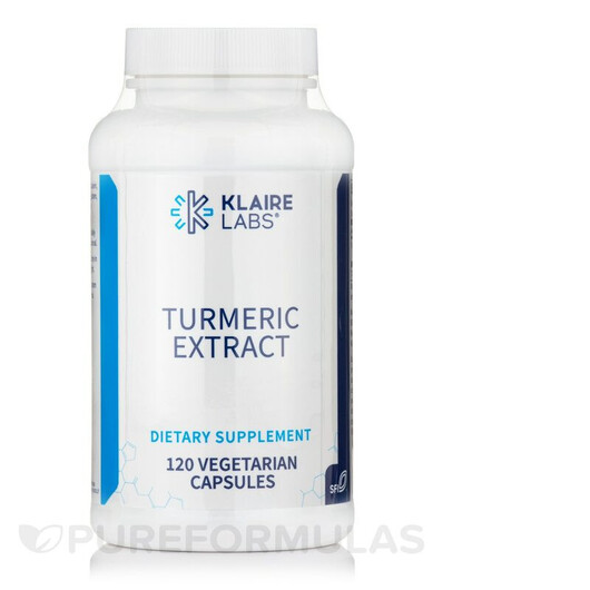 Основне фото товару SFI Health, Turmeric Extract, Екстракт кореня куркуми, 120 капсул