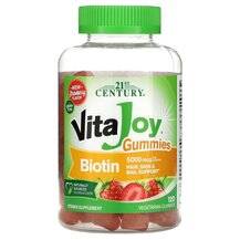 VitaJoy Biotin Gummies Биотин 21st Century 120 конфет VitaJoy Biotin Gummies Биотин 21st Century 120 конфет