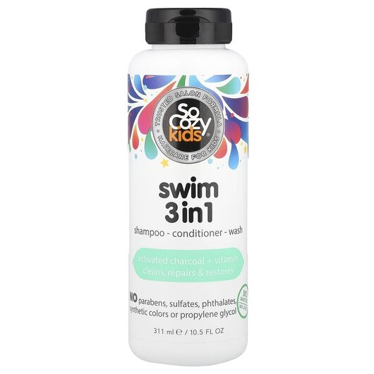 Основное фото товара Кондиционер, Kids Swim 3 in 1 Shampoo - Conditioner - Wash 10, 31