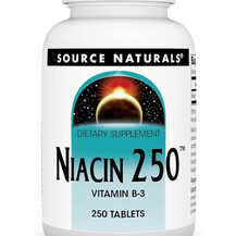 Niacin Витамин B3 Ніацин Source Naturals 250 таблеток