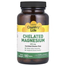 Хелатний Магній 250 мг Chelated Magnesium 250 mg Country Хелатний Магній 250 мг Chelated Magnesium 250 mg Country
