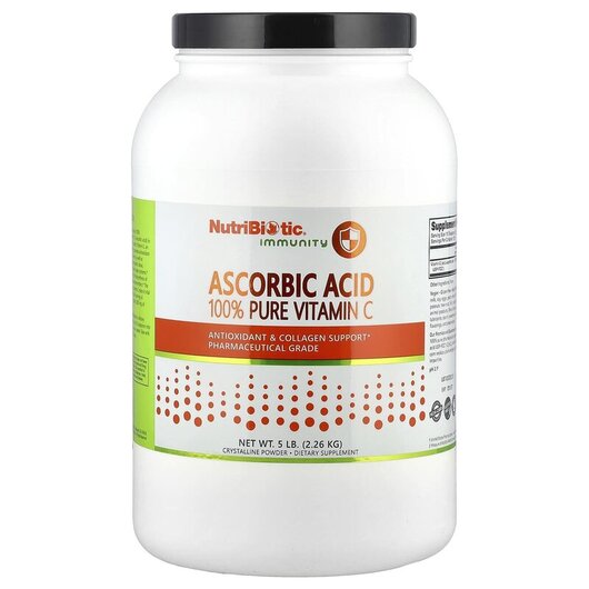 Основное фото товара Ascorbic Acid 100% Pure Vitamin, Витамин C Аскорбиновая кислота, 