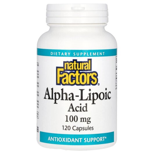 Основное фото товара Alpha-Lipoic Acid 100 mg Основное фото товара Альфа-липоевая кислота, Alpha-Lipoic Acid 100 mg, 120 капсул