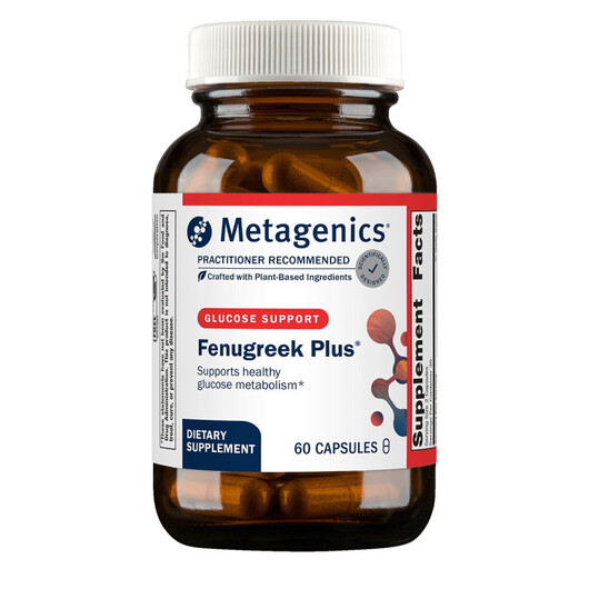 Основне фото товару Fenugreek Plus Основне фото товару Metagenics, Fenugreek Plus, Пажитник, 60 капсул