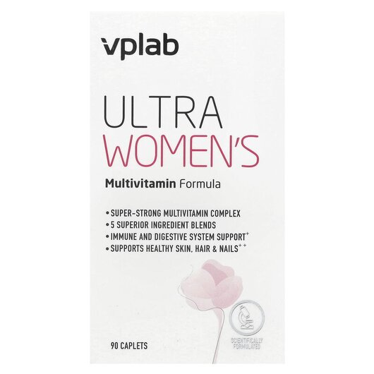 Основное фото товара Ultra Women’s Multivitamin Formula Основное фото товара Витамины для женщин, Ultra Women’s Multivitamin Formula, 90
