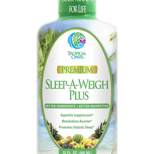 Основне фото товару Premium Sleep-a-Weigh Plus Основне фото товару Tropical Oasis, Premium Sleep-a-Weigh Plus, Підтримка сну, 960 мл