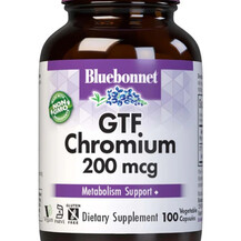 GTF Chromium Хром Bluebonnet Nutrition 100 капсул GTF Chromium Хром Bluebonnet Nutrition 100 капсул