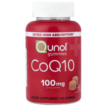 Коензим CoQ10 CoQ10 Gummies Rich Orange Qunol 60 таблеток