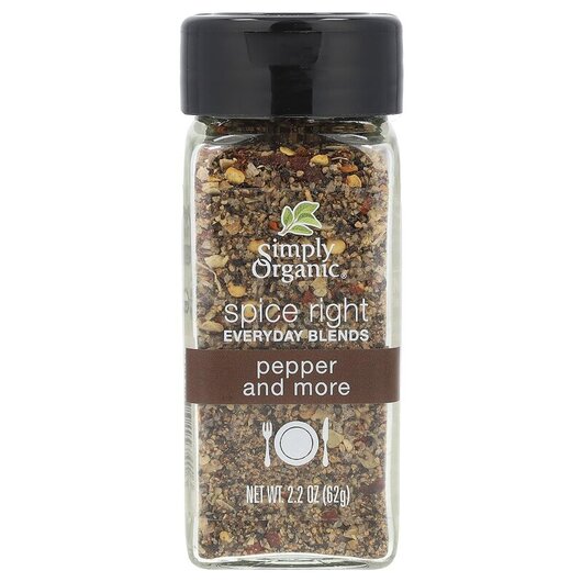 Основне фото товару Organic Spice Right Everyday Blends Pepper & More 2, Спеції, 