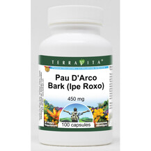 Пау Д'арко PAU D'Arco Bark 450 mg TerraVita 100 капсул