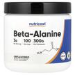 Фото товару Beta Alanine Unflavored Фото товару Nutricost, Beta Alanine Unflavored, Альфа-ліпоєва кислота, 300 г