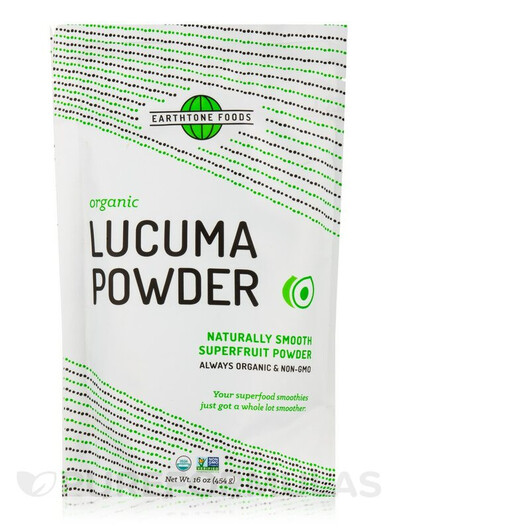 Основне фото товару Earthtone Foods, Lucuma Powder, Лукума, 454 г