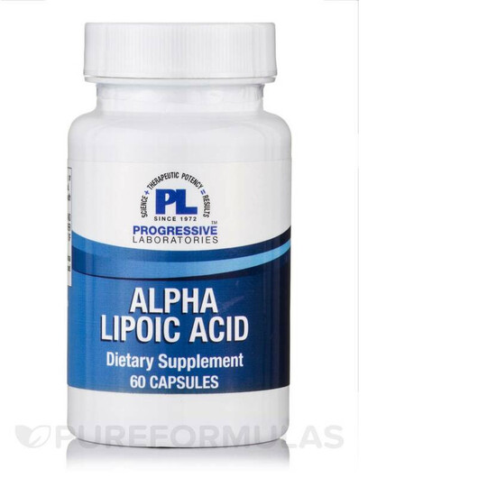 Основне фото товару Progressive Labs, Alpha Lipoic Acid, Альфа-ліпоєва, 60 капсул