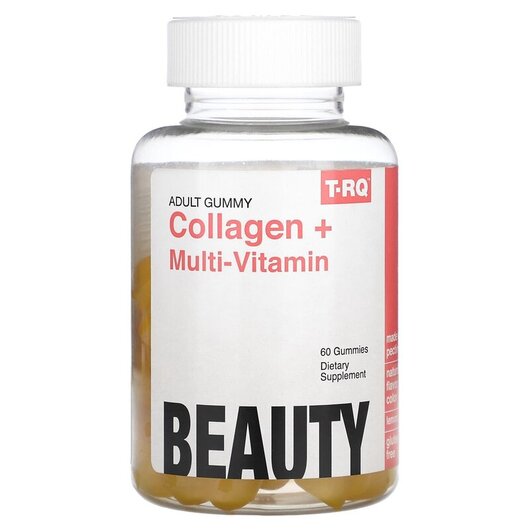 Основное фото товара Коллаген, Adult Gummy Collagen + Multi-Vitamin Lemon, 60 таблеток