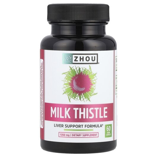 Основное фото товара Milk Thistle Liver Support Formula 450 mg Основное фото товара Расторопша, Milk Thistle Liver Support Formula 450 mg, 60 капсул