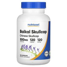 Baikal Skullcap 500 mg Шлемник Nutricost 120 капсул Baikal Skullcap 500 mg Шлемник Nutricost 120 капсул