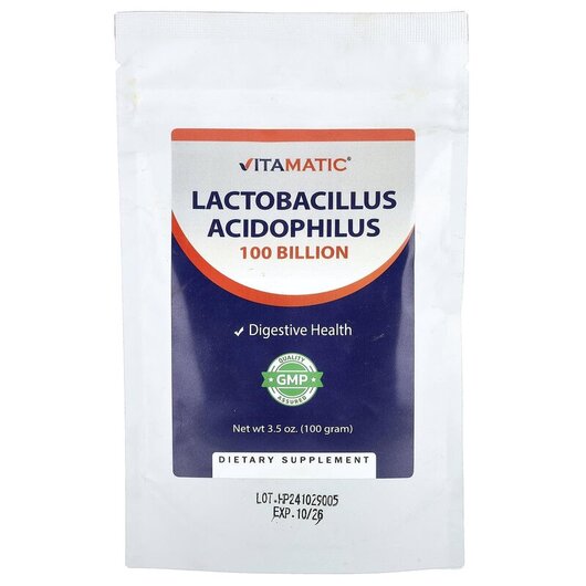 Основне фото товару Lactobacillus Acidophilus Основне фото товару Vitamatic, Lactobacillus Acidophilus, Лактобактерії Ацидофілус, 1