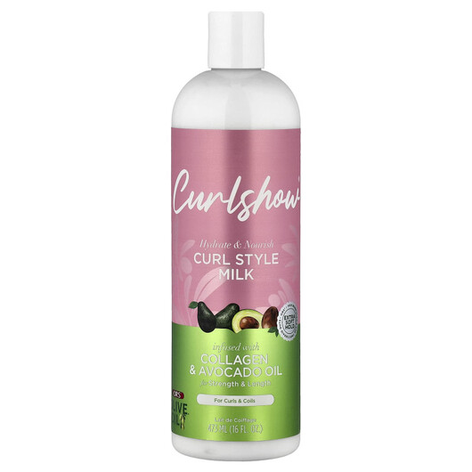 Основное фото товара Curlshow Curl Style Milk Infused With Collagen & Avocado, Шам