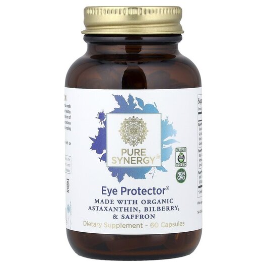 Основне фото товару Eye Protector Основне фото товару Pure Synergy, Eye Protector, Підтримка здоров'я зору, 60 кап