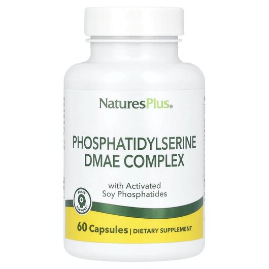 Основне фото товару Phosphatidylserine DMAE Complex Основне фото товару Phosphatidylserine DMAE Complex, DMAE з Фосфатидилсерином, 60 кап