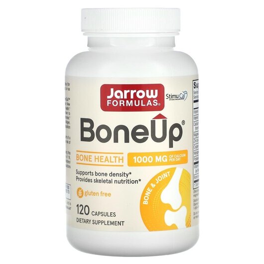 Основное фото товара Bone-Up Основное фото товара Jarrow Formulas, Здоровье костной ткани, Bone-Up, 120 капсул
