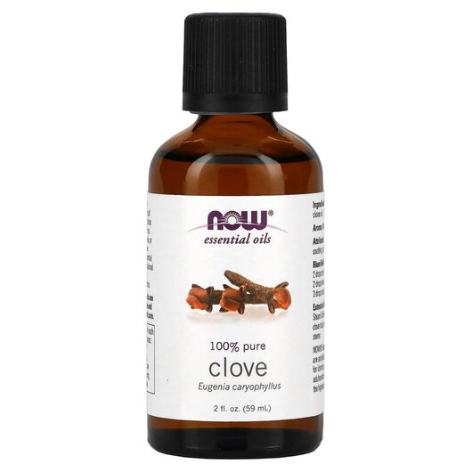 Основное фото товара Pure Essential Oil Clov Основное фото товара NOW Foods, Эфирное масло, Pure Essential Oil Clov, 59 мл
