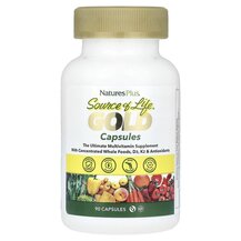 Gold Capsules Мультивитамины Natures Plus 90 капсул Gold Capsules Мультивитамины Natures Plus 90 капсул