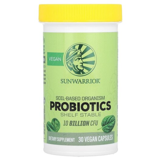 Основне фото товару Sunwarrior, Probiotics 30 Vegan, Пробіотики, 30 капсул