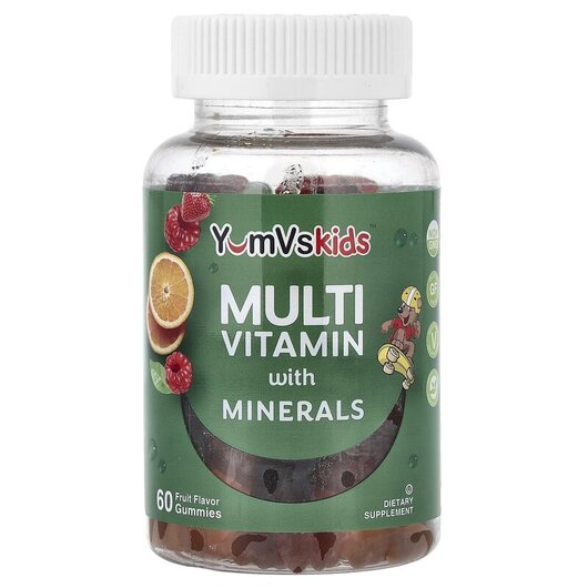 Основное фото товара Multivitamin Formula with Minerals Delicious Fruit Flavor Основное фото товара YumV's, Мультивитамины, Multivitamin Formula, 60 желейных ми