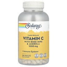 Vitamin C with Rose Hips & Acerola Витамин С Solaray