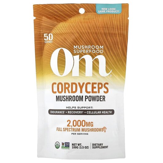Основное фото товара Грибы Кордицепс, Cordyceps Mushroom Powder, 100 г