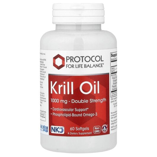 Основне фото товару Neptune Krill Oil 1000 mg Основне фото товару Neptune Krill Oil 1000 mg, Олія Антарктичного Кріля, 60 капсул
