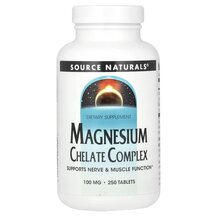 Магній Хелат 100 мг Magnesium Chelate 100 mg 250 Source