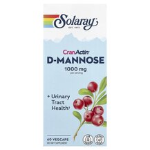 CranActin D-Mannose 1000 mg Д-манноза Solaray 60 капсул