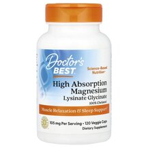 Magnesium 100% Chelated Хелатный Магний Doctor's Best