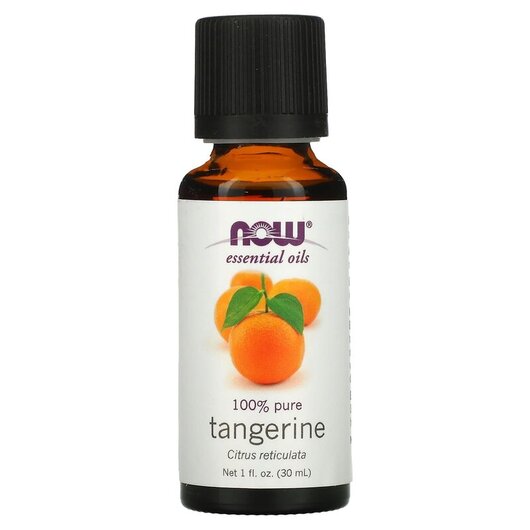 Основное фото товара Pure Essential Oil Tangerine Основное фото товара NOW Foods, Эфирное масло, Pure Essential Oil Tangerine, 30 мл