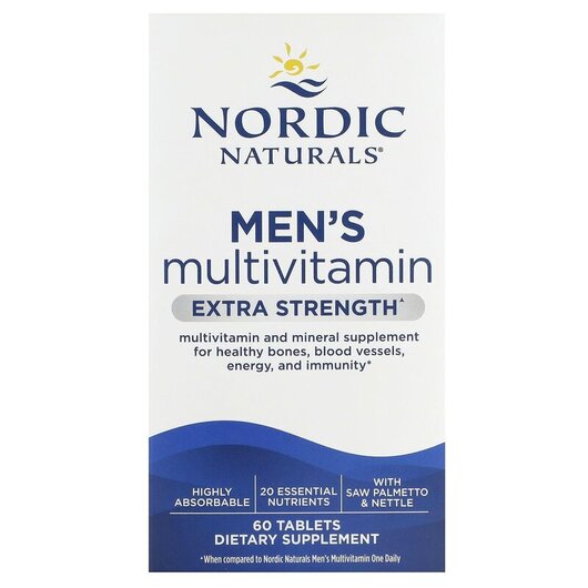 Основное фото товара Men's Multivitamin Extra Strength Основное фото товара Витамин E Токоферолы, Men's Multivitamin Extra Strength, 60