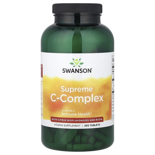Основне фото товару Supreme C-Complex with Citrus Bioflavonoids and Rutin, Рутин, 250