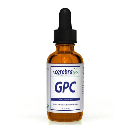 Основне фото товару Cerebra GPC Основне фото товару Nutrasal, Cerebra GPC, Альфа-гліцерилфосфорілхолін, 60 мл