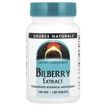 Екстракт Чорниці 100 мг Bilberry Extract 100 mg 120 Source Екстракт Чорниці 100 мг Bilberry Extract 100 mg 120 Source