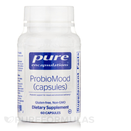Основне фото товару ProbioMood capsules Основне фото товару Pure Encapsulations, ProbioMood capsules, Пробіотики, 60 капсул