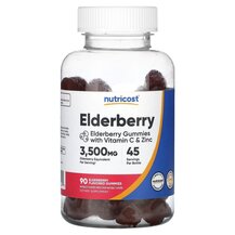 Elderberry Черная Бузина Nutricost 90 таблеток Elderberry Черная Бузина Nutricost 90 таблеток