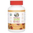 Фото товару Organic D3 + B12 Gummies Strawberry, Вітамін D3, 60 таблеток