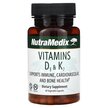 Фото товара Vitamins D3 & K2 Фото товара NutraMedix, Витамины D3 + K2, Vitamins D3 & K2, 60 капсул
